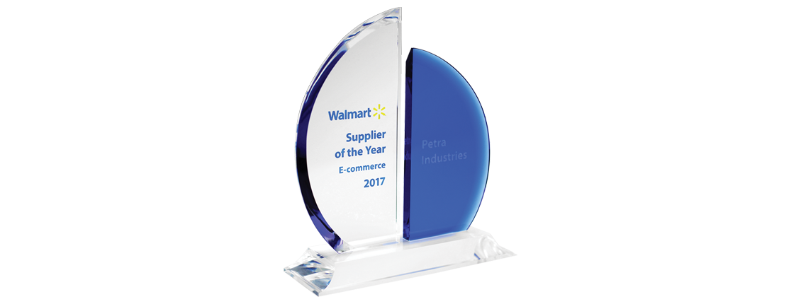 Petra Receives Walmart’s Coveted E-Commerce Supplier Award